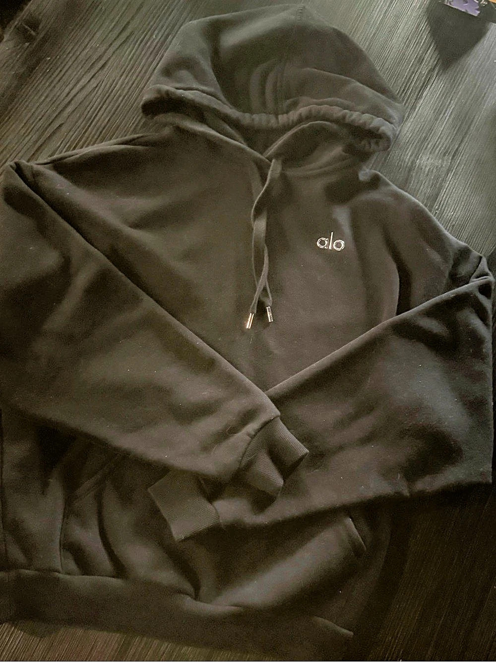 Alo Black Hoodie Like New